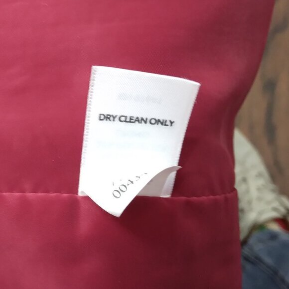 J.Jill | Wool Blend Textured Loose Weave Blazer Jacket Dark Red | Size S - Picture 9 of 10